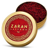 Zaran Saffron, Superior Saffron Threads (Super Negin) Premium grade Saffron Spice for Paella, Risotto, Tea's, and all Culinary Uses (2 Grams)