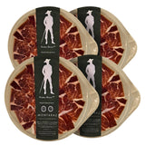 Montaraz | Jamon Iberico | Pasture Raised Extremadura Spain | Pre-Sliced Tray | 2.5 oz (71 gr) (Pack of 4)