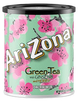 AriZona Green Tea - Sugar Sweetened Powdered Drink Mix - 20.4oz Canister, Makes 8 Quarts (Pack of 1)