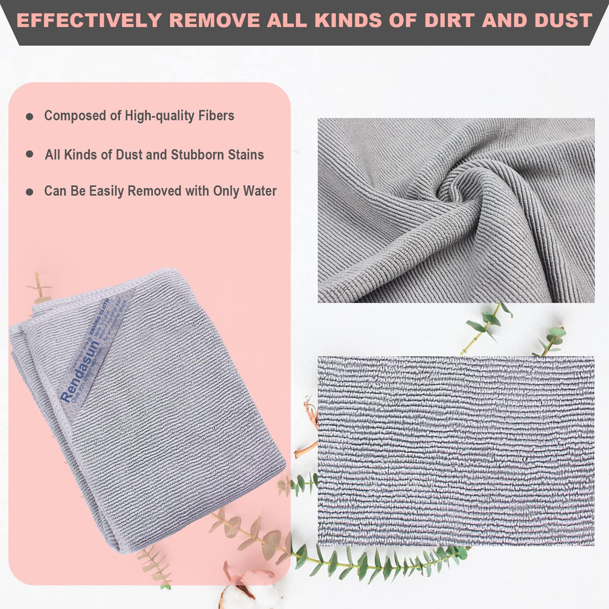 Norw?x - Basic Package - Microfiber - Enviro Cloth. Just Water - Without Leaving Streaks. For Household Enviro Dusting Cleaning Homes, Cars, Bars