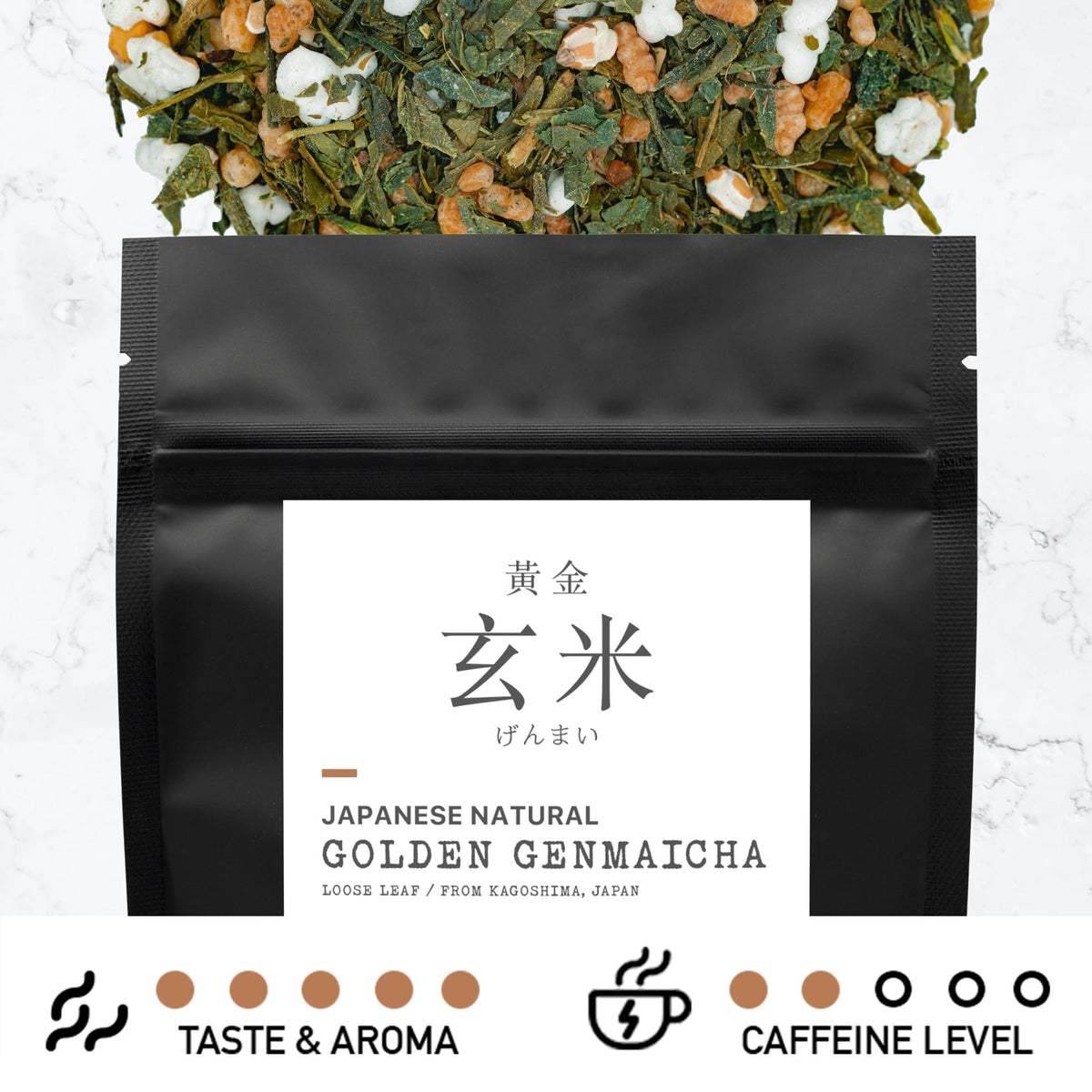 Leafmessage Natural Artisan Tea - Golden Genmaicha ???? ?????? (100g/3.5oz)