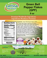 Green Bell Pepper Flakes (GPF) (8 oz, ZIN: 526033) - 2 Pack