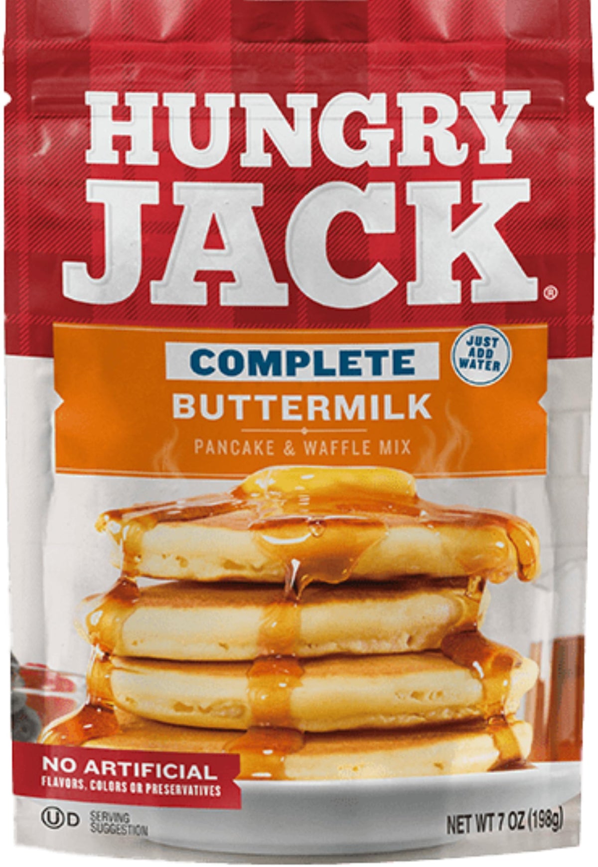 Hungry Jack Buttermilk Pancake Mix, 7 Ounce (Pack of 12)