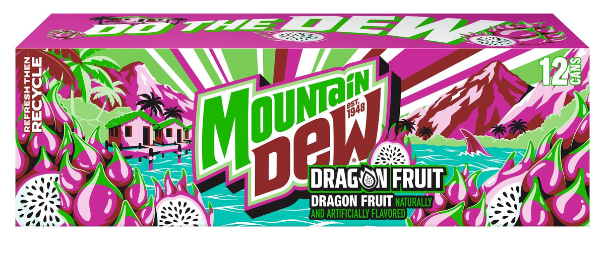 Mountain Dew Dragon Fruit 12x355ml