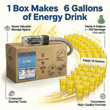 Roaring Lion Zero Energy Drink Syrup Concentrate - 1 Gallon Bag in Box (BIB) - Zero Sugar, Zero Calories - Makes 6 Gallons - Soda Fountain & Bar Gun