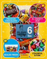 Big Mama Gummy Candy Bulk Assorted Individually Wrapped 12 lbs