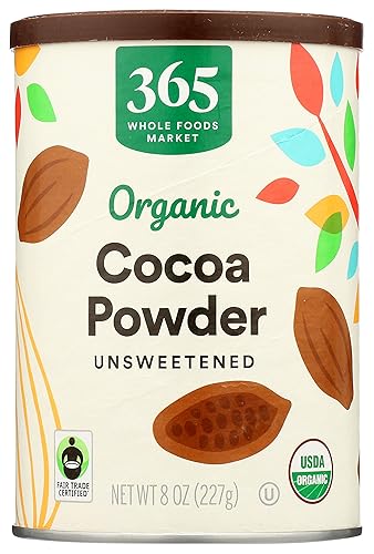 365 by Whole Foods Market, Organic Cocoa Powder, Unsweetened, 8 Ounce