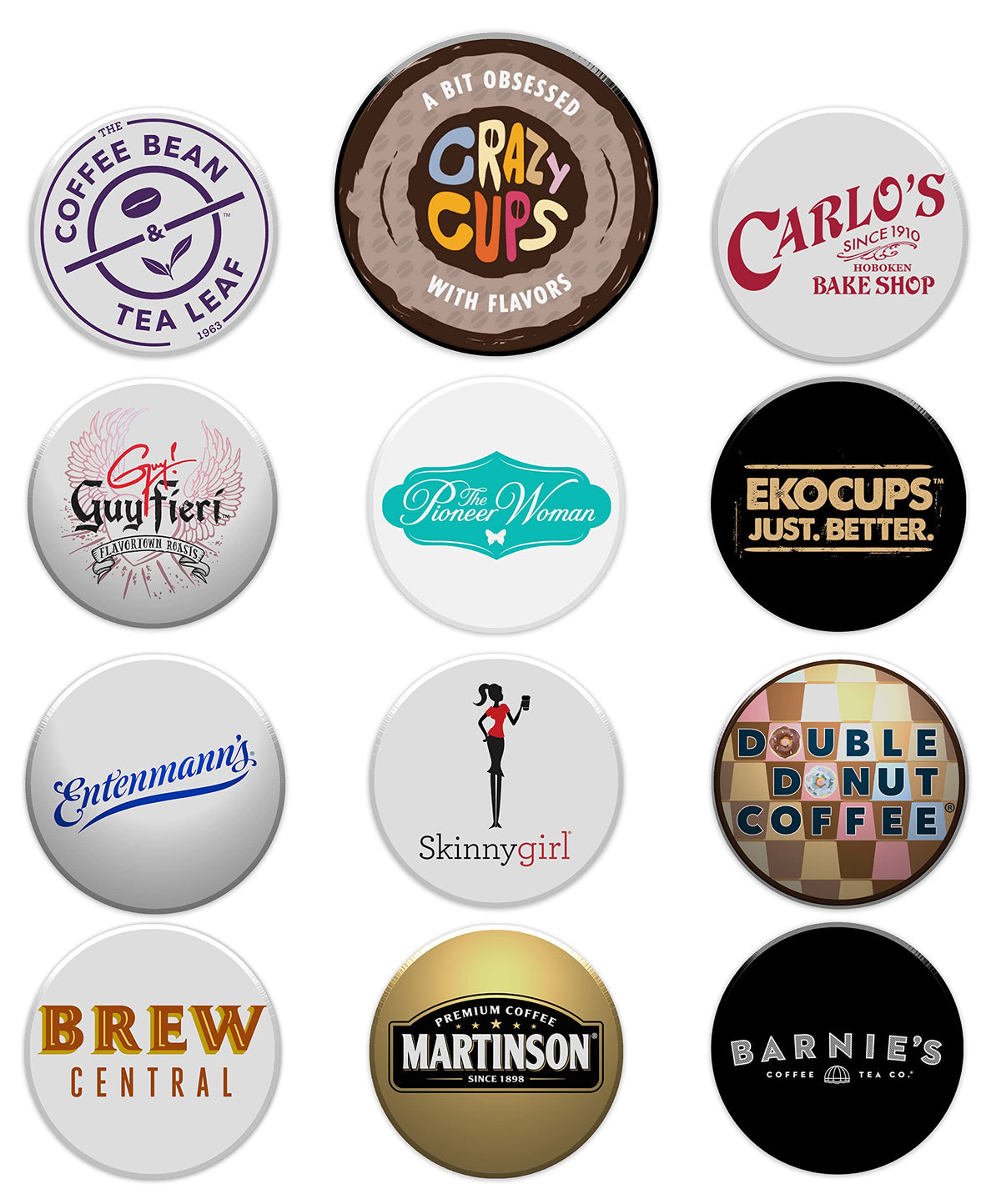 Crazy Cups Custom Variety Pack Coffee, Single Serve Cups for Keurig K Cup Brewers, Variety, 20 Count