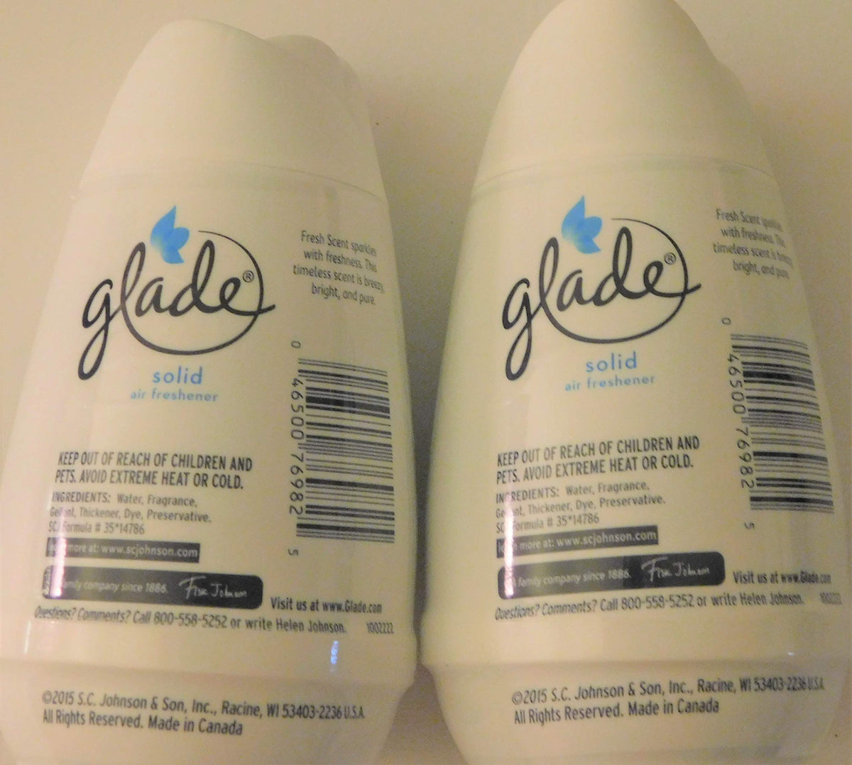 glade Solid air freshener- pet Fresh Scent