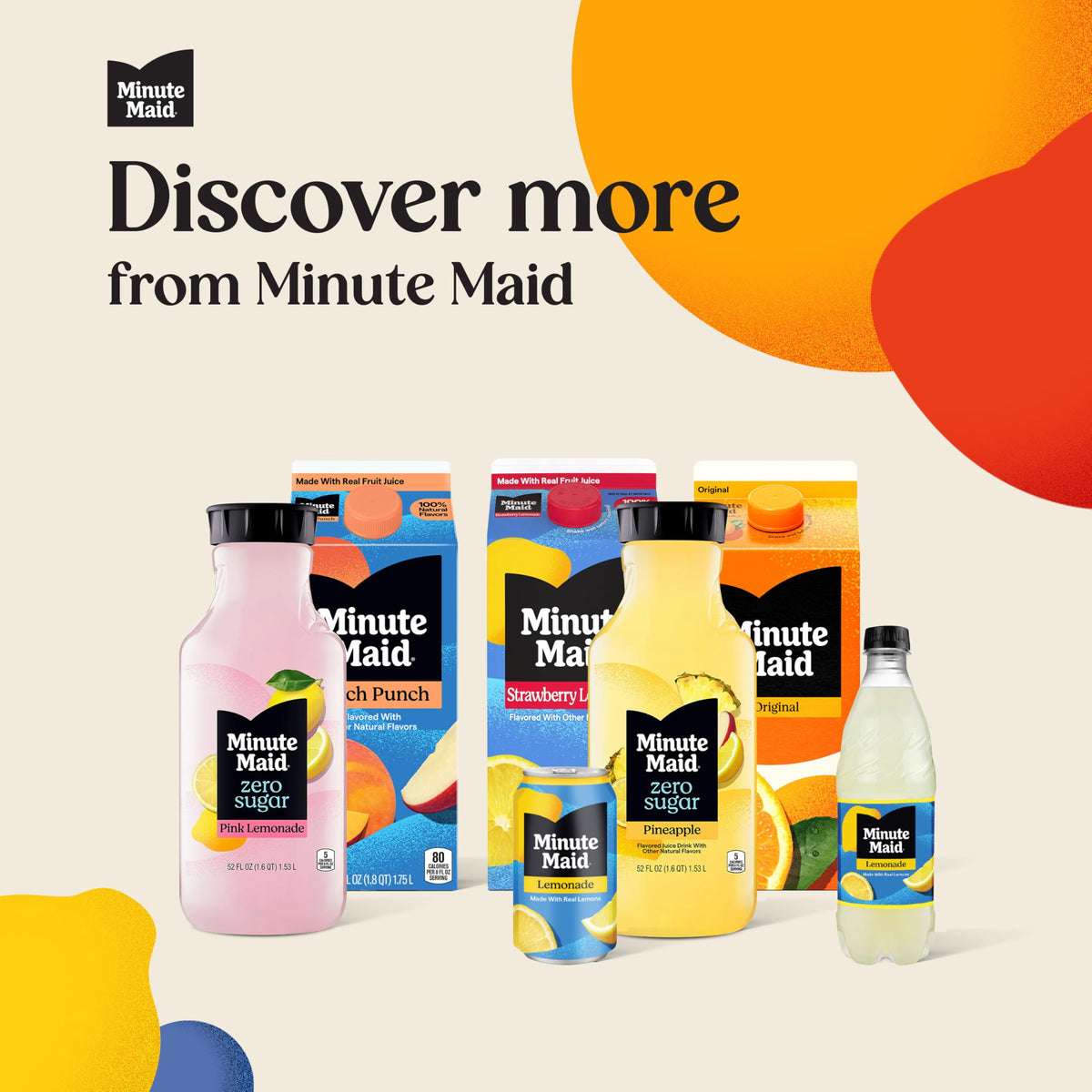 Minute Maid Lemonade Fridge Pack Cans, 7.5 fl oz, 10 Pack