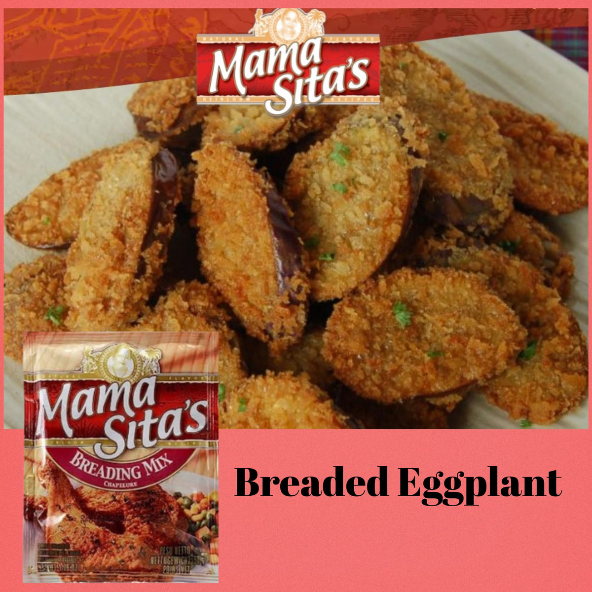 Mama Sita's Breading Mix 1.76 oz (50g), 4 Pack