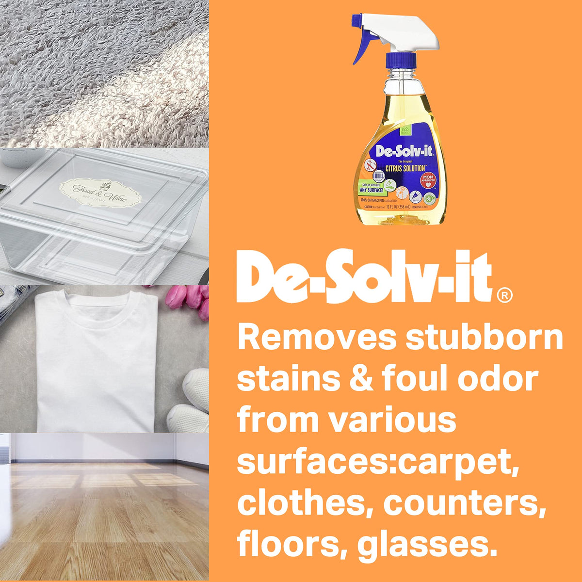 Orange-sol 10497 De-solv-it Citrus Solution Spray, 32 Oz