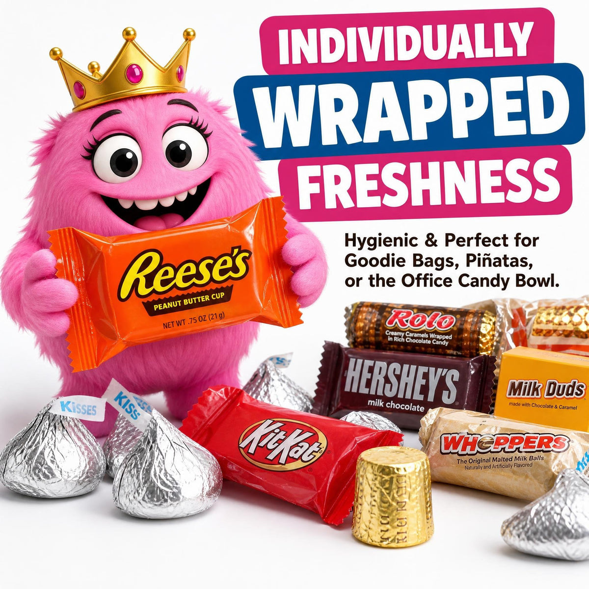 Chocolate Party Favor Candy Mix - 4 lb Pinata Stuffers Candy Bulk - Goodie Bag Stuffers for Kids Party Favors - Chocolate Candy Variety Pack Bulk