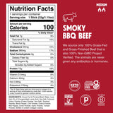 Chomps, Smoky Bbq Beef Sticks, 1.1 Ounce, 8 Count