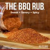 Killer Hogs The BBQ Rub, Championship Barbecue Grill and Smoking Seasoning, Spice Blend for Beef, Steak, Ribs, Burgers, Pork, and Chicken, 11 oz