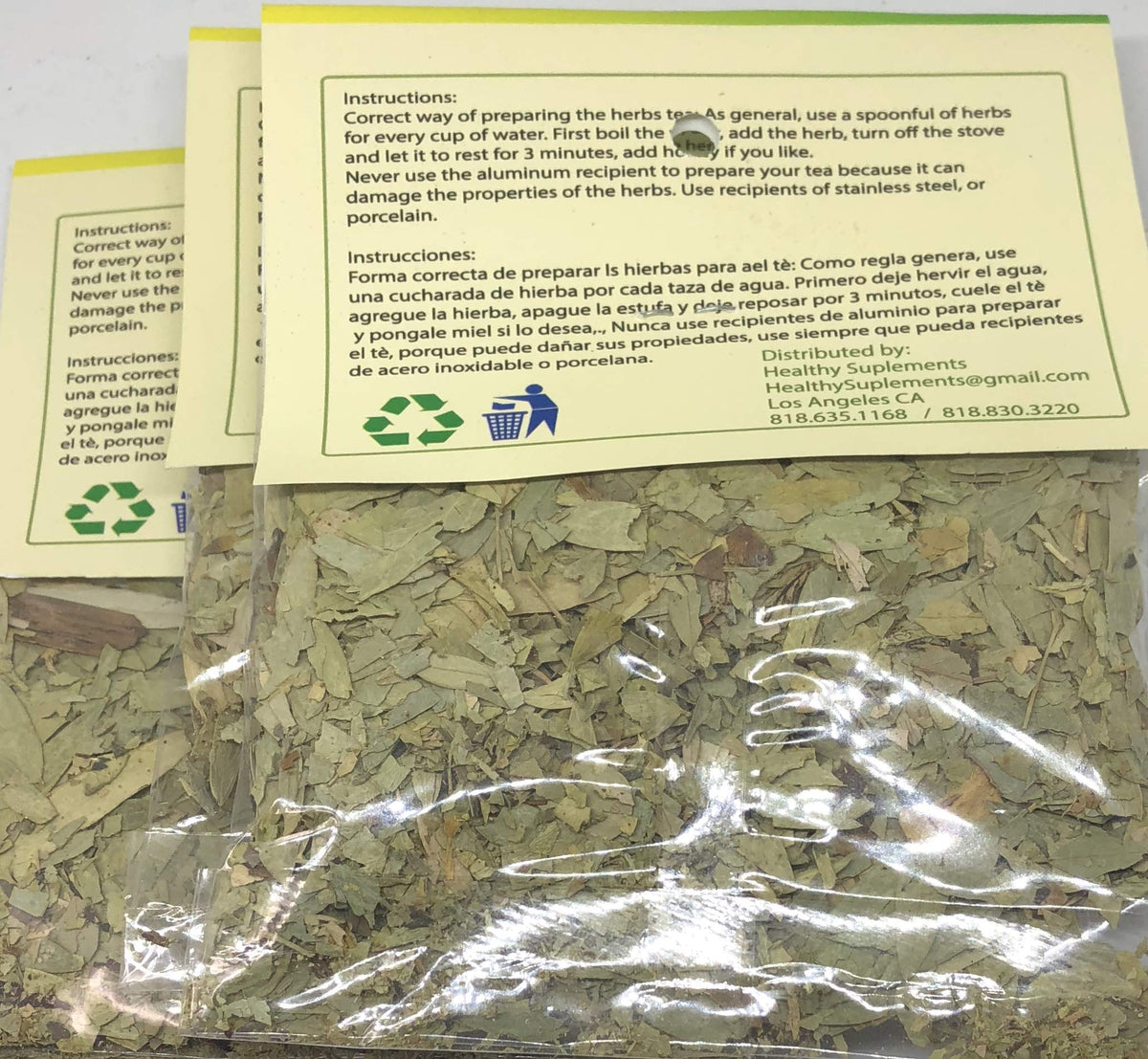 Hoja Sen (Hierba/Tea) 1/2 OZ (14 G)