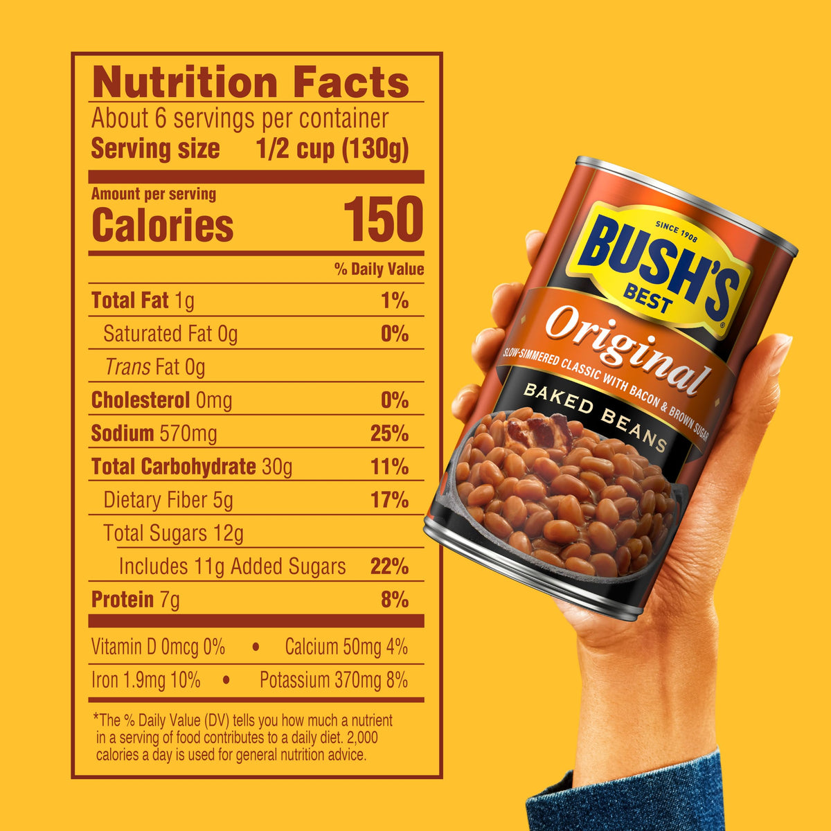 Bush's Best Original Baked Beans, 28 Oz