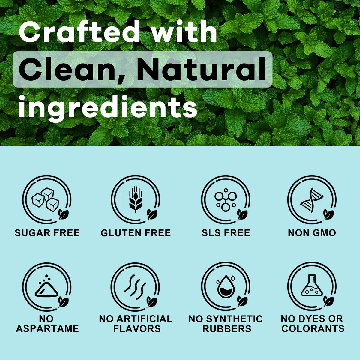 Remineralizing Chewing Gum - Nano Hydroxyapatite Gum with Xylitol for Oral Care, Teeth Remineralization & Fresh Breath | Sugar-Free, Mint Flavor