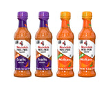 Nando's PERi-PERi Signature Hot Sauce Pack - Our Flavorful Medium Sauce and Garlic Sauce Bundle - Piri Piri Sauce Set 9.1oz Bottle (4 Pack)