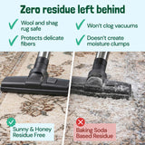 Sunny & Honey Carpet Deodorizer and Freshener Powder - Pet Safe Rug Refresher for Vacuuming - Berry Odor Eliminator for Strong Odor and Pet Urine (20