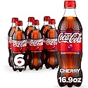 Coca-Cola Cherry Soda Soft Drink, 16.9 fl oz, 6 Pack