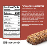Ready® Protein Bars - High-Protein Snack with 15g Whey Protein, All-Natural Ingredients, Supports Lean Muscle and Recovery - Chocolate Peanut Butter