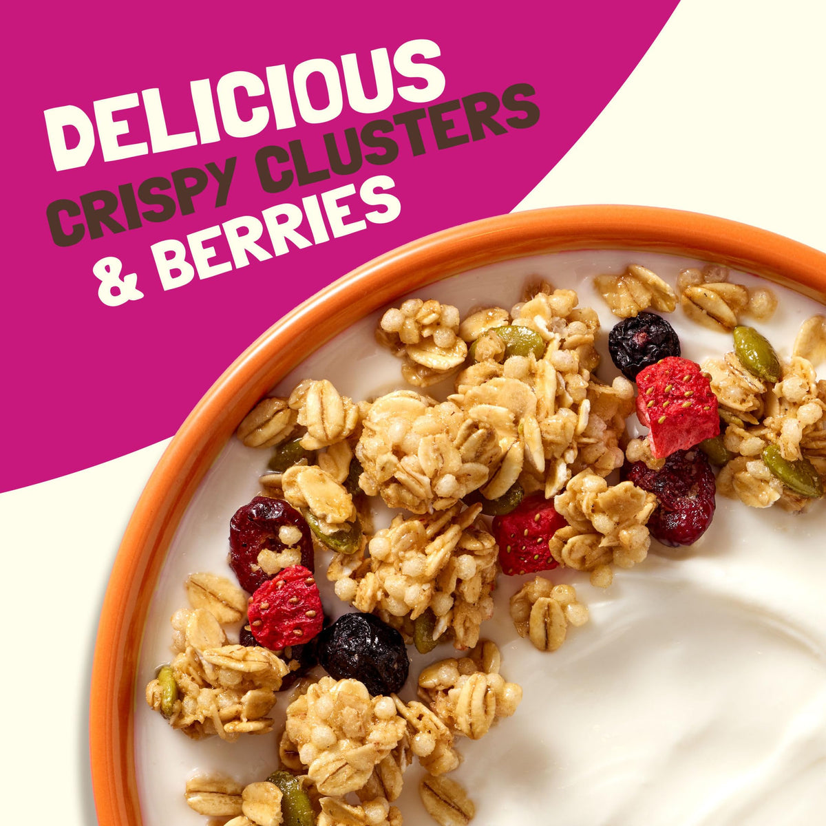 Bear Naked Triple Berry Fit Granola - Non-GMO, Kosher, Vegan - 12 Oz