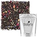 Tealyra - Milady Grey - Delightful Black Loose Leaf Tea - Rose Petals and Lemongrass with Orange - Medium Caffeine - Blend - All Natural - 220g