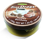 German Fine Drops Sanded Coffee Candy Tin 200gr (Kaffeegeschmack) (8 pcs)