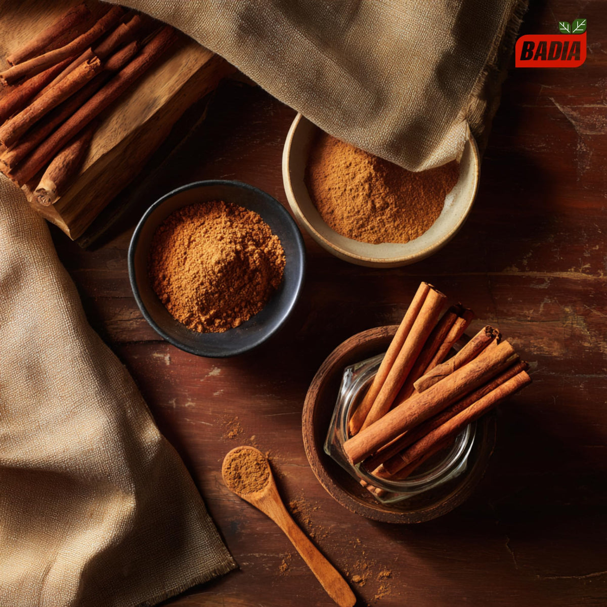 Badia Cinnamon Sticks, 3 oz - Sweet and Warm Aromatic Whole Cinnamon Spice - Natural, Gluten Free, Kosher, and No MSG