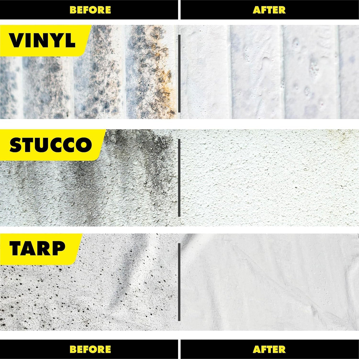 STAR BRITE Mold Stain & Mildew Stain Remover + Surface Cleaner with BUFFERED-BLEACH TECHNOLOGY, 22 Fl Oz