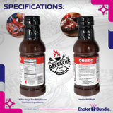 Killer Hogs The BBQ Sauce Memphis Style 2 pk (32 oz) Great to Dip Toss Glaze & More + Barbecue Masters & Bottle Opener (4 Items)!