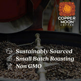 Copper Moon Dark Roast Whole Bean Coffee, Sumatra Blend, 2 Lb