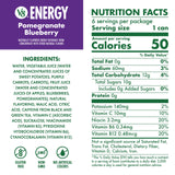V8 Energy Pomegranate Blueberry Energy Drink, 8 fl oz Can (24 Pack)