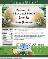 Peppermint Chocolate Fudge Green Tea (Loose) (4 oz, ZIN: 542451)