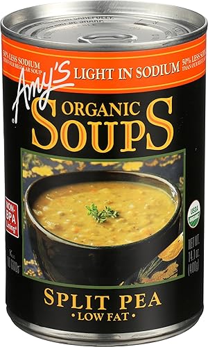 Amys, Soup Split Pea Low Sodium Organic, 14.1 Ounce