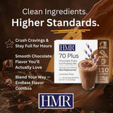 HMR 70 Plus Vanilla + Chocolate Shake & Pudding Mix COMBO | Meal Replacement Powder | Lactose-Free | 15g Protein | Easy to Make | Low Calorie | 42