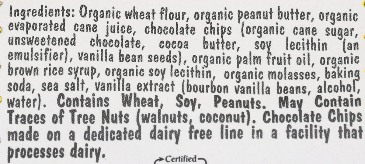 Uncle Eddies Vegan Peanut Butter Chocolate Chip