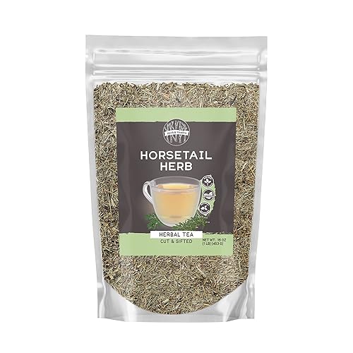 Birch & Meadow 1lb of Horsetail Herb, Herbal Tea, Cut & Sifted