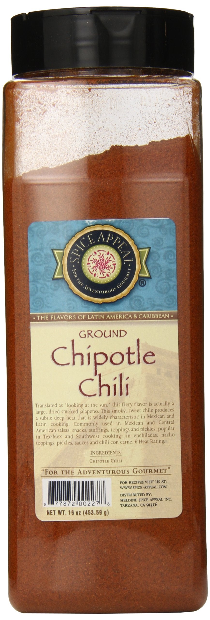 Spice Appeal Chipotle Chili Ground, 16 Ounce