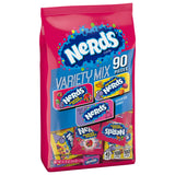 Nerds Variety Mix, Individually Wrapped Assorted Candy, 41.76 Ounce (90 Count)