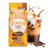 Four Sigmatic Dark Roast Organic Whole Bean Coffee | Gourmet Nootropic Mushroom Coffee Beans with Lion's Mane & Chaga Mushrooms for Enhanced Brain