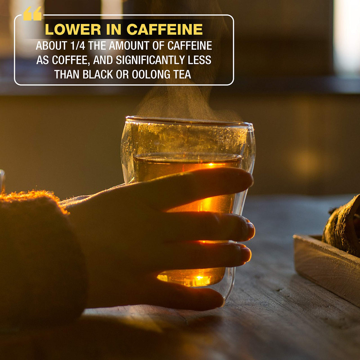 Brew La La Organic Green Tea - Natural Chamomile Lemon Flavor - 50 Double Chambered Tea Bags - Low Caffeine - USDA Certified Organic - NonGMO - Gluten