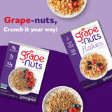 Grape Nuts Flakes Cereal, Low Fat, 18 oz Box