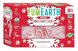 YumEarth Organic Holiday Mini Candy Canes, 30 Count
