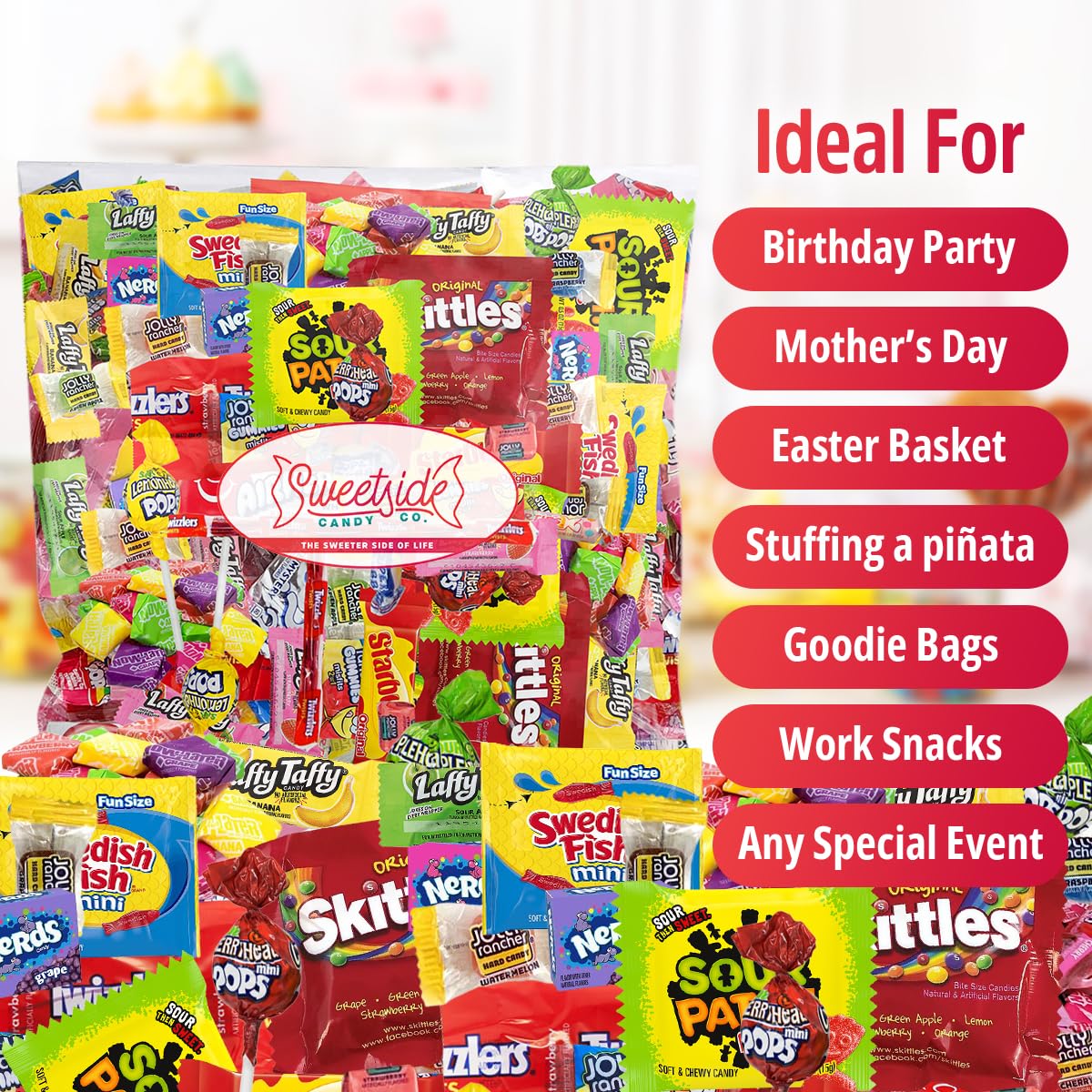 Bulk Candy Mix, 6lb of Individually Wrapped Party Variety