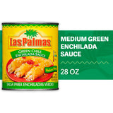 Las Palmas Green Chile Enchilada Sauce, Medium, 28 Ounce