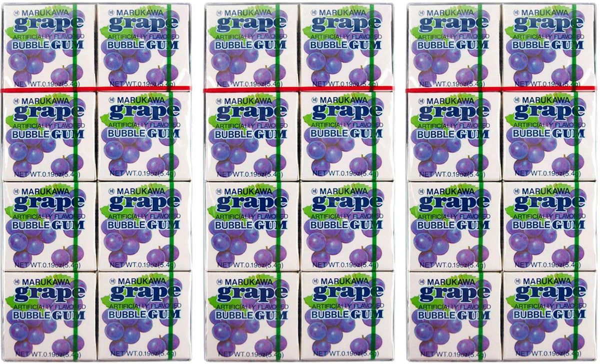 Marukawa Bubble Gum Grape 1.52oz (3 Pack)