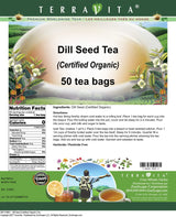 Dill Seed (Certified Organic) Tea (50 tea bags, ZIN: 518601)