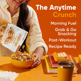 NuTrail Nut Granola, Peanut Butter, No Sugar Added, Gluten Free, Grain Free, Keto, Low Carb, Healthy Breakfast Cereal 8 oz. 1 Count